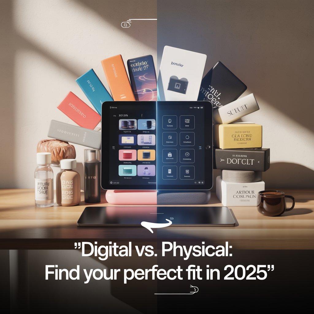 Digital Products vs Physical Products: Which Is for You in 2025?
